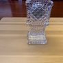 Galway Crystal small grandfather clock in perfect condition . Needs a battery Image 4