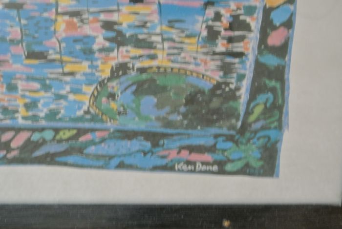Ken Done - Sydney Night - Framed Ken Done Poster 1984