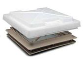 MPK Rooflight with Fly Net 400mm x 400mm for Caravans in Beige