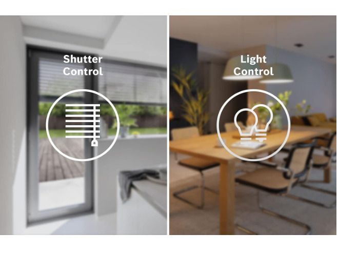 Bosch Smart Home Light/Shutter Control II, for Controlling The Lighting, Shutters/Venetian Blinds/Sun Blinds, Compatible with Amazon Alexa, Google Assistant and Apple Homekit