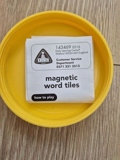 EUC 150 piece Mothercare Magnetic Sight Words