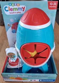 Soft Clemmy touch and play space rocket