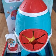 Soft Clemmy touch and play space rocket