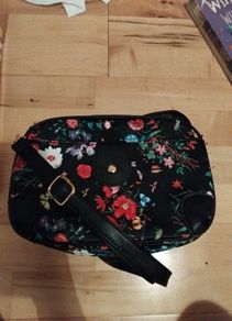 New floral black Hand bag
