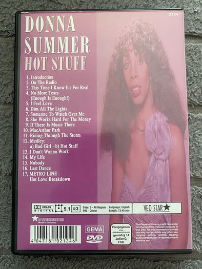 Donna Summer Hot Stuff Music dvd
