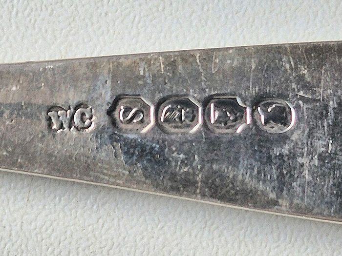 Sterling silver Irish fork, Antique 1814 William Cummins. Over 200 years old.