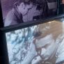 Vintage framed 1980s Jigsaws of two Legends James Dean and Elvis Presley  in very good condition made and framed great! Image 8