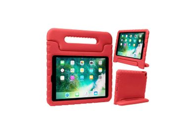 For iPad 10.2 7th Gen 2019 Case Kids Shockproof Cover Soft EVA Foam Handle Stand New Red - FHT23IPTK1