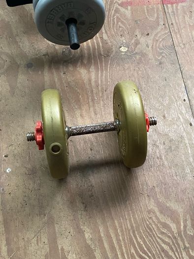 Multi-exercise Bench press with weights and accessories