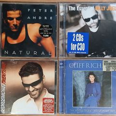 cd - Peter Andre , Billy Joel , George Michael , Cliff Richard