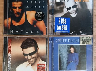 cd - Peter Andre , Billy Joel , George Michael , Cliff Richard