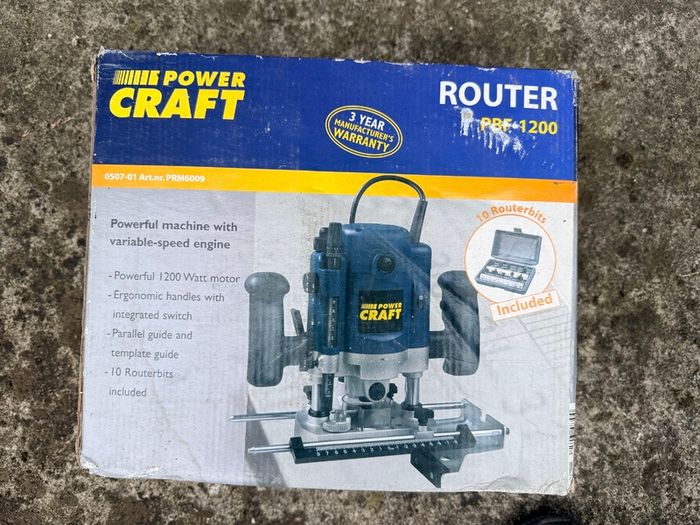 1200W variable speed power router - new in box
