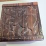 Trinket box carved hardwood Image 2