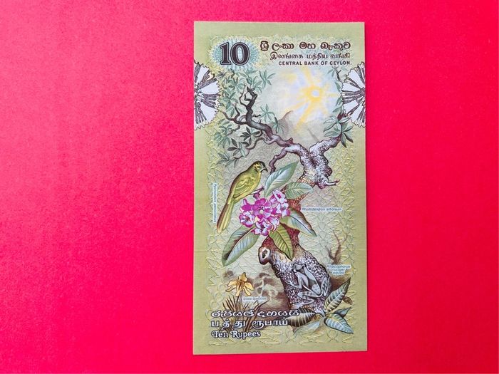 CEYLON  10  Rupees.  1979  Pick  85a. ( Uncirculated )