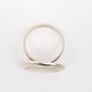 925 Vintage Sterling Silver And Mother Of Pearl Ring Image 3