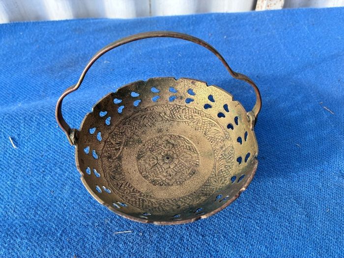 Small vintage brass dish