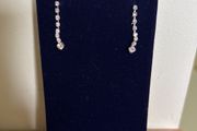 Petite rhinestone earrings