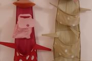 Hanging toy storage nets from IKEA