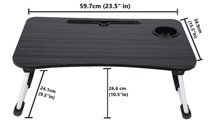Laptop Bed Table Lap Standing Desk for Bed and Sofa Breakfast Bed Tray Laptop Lap Desk Folding Coffee Tray