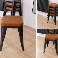 Modern Industrial Bar Stools For sale