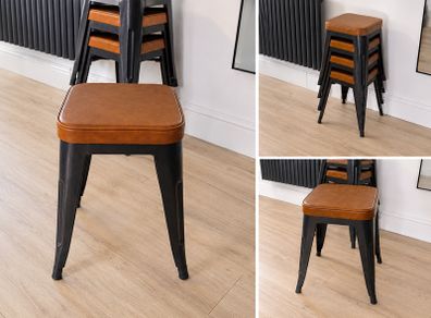 Modern Industrial Bar Stools For sale