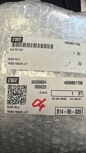 Mercedes W460 W460 G Wagen Wagen left Wing repair panel