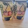 Tea Set/Vintage Pottery with Fruit Pattern .. FINAL Price Drop Image 5