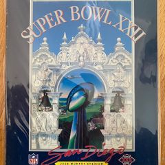 Very Rare 1988 NFL Super Bowl XXII - Washington Redskins v Denver Broncos Official Programme