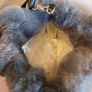 Fur grey handbag Image 4
