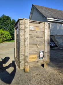 Wooden crates for storage etc