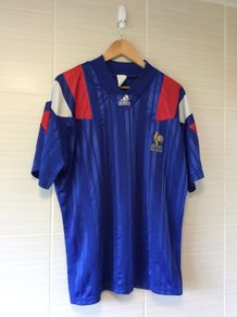 France Jersey. National Football Team. Official Adidas Mens Home Jersey Season 1992. Original From The Time. Not A Modern Remake.