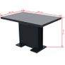 Extendable Dining Table High Gloss Black Image 2