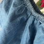 top bershka off shoulder 100% cotton denim top medium Image 6