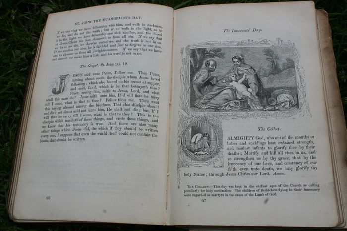 Vintage Book of common prayer United church of England and Ireland