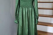 CurveWow green satin dress, Size 16, BNWT