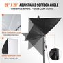 Softbox Lighting Kit 50x70 cm / 20x28 in 30W 5500K LED Bulbs Adjustable Stand Image 5