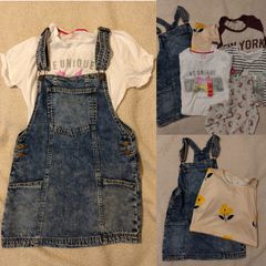Girls Bundle,  Next Pinafore, Tops Etc