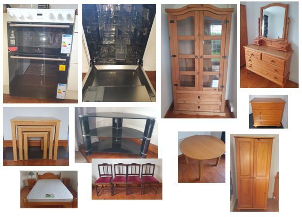 Job lot of furniture and appliances