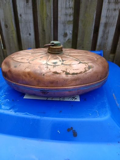 Antique Copper Bed Warmer
