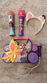 Selection of toys and microphones