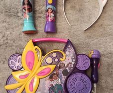 Selection of toys and microphones