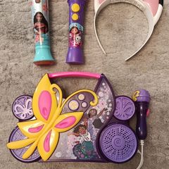 Selection of toys and microphones