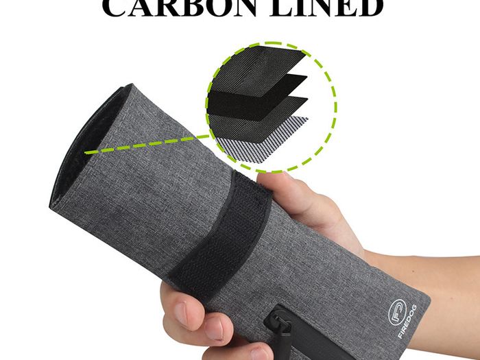 Odour Smell Proof Tobacco Pouch Carbon Lined 2 for 15