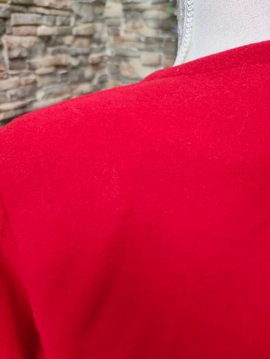 Vintage Klein petite Paris Red wool blazer size 36 Small Postage included