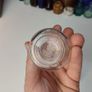 236 - Set of 3 1950s Vintage Clear Glass Embossed Letters Science Medicine Pills Chemicals Collectible Decorative Jars Image 7