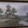 P. Wilson oil on canvas painting Image 3