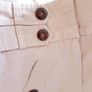 Cream High Waist Skirt - Size 6 Image 9