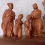 Chinese carved wood figures Image 2