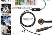 5M 7MM Micro USB Endoscope Waterproof Android Borescope Sewer Camera For OTG USB Wire Snake Drain Tube Camera Car Inspection Mobile Phone