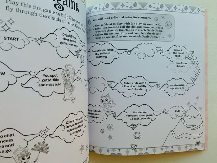 Shimmer & Shine Colouring Book & Soft Toy